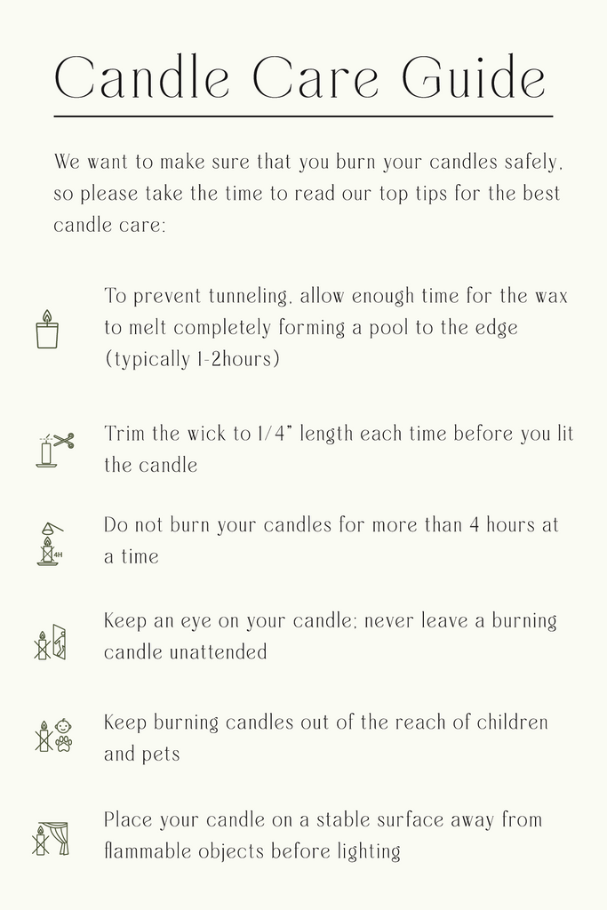 Proper Candle Care
