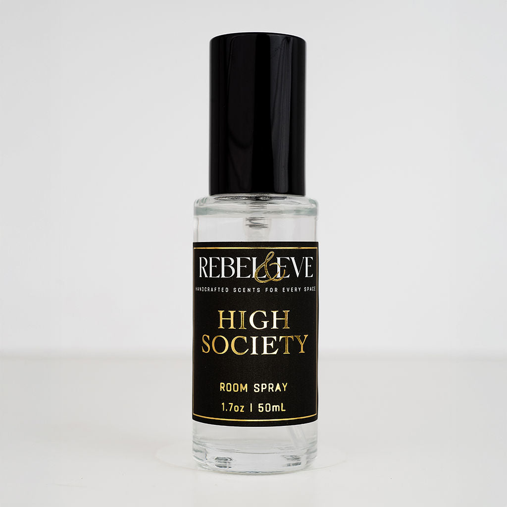 Bottle of High Society Room Spray by Rebel and Eve